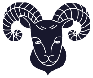 Koç burcu sembolü, koç başı ikonu. Sirius Astroloji Koç burcu özellikleri, ateş elementi, Mars, savaşçı arketipi ve karmik başlangıçlar.